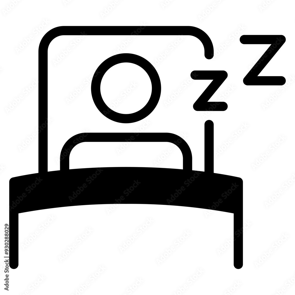sleeping icon vector sleeping icon vector