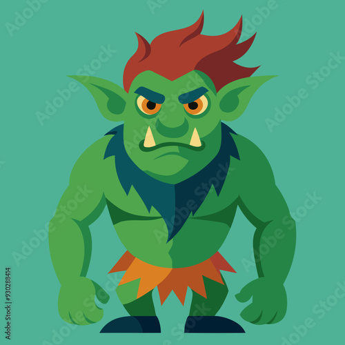 cartoon illustration of troll