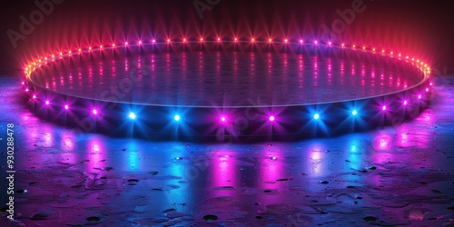 Neon Lights Stage