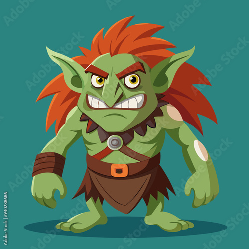 cartoon illustration of troll