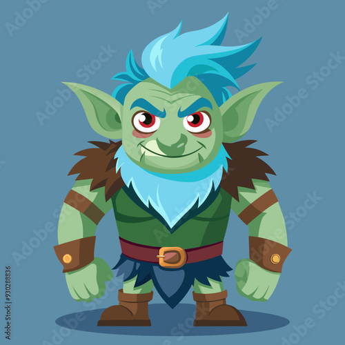 cartoon illustration of troll