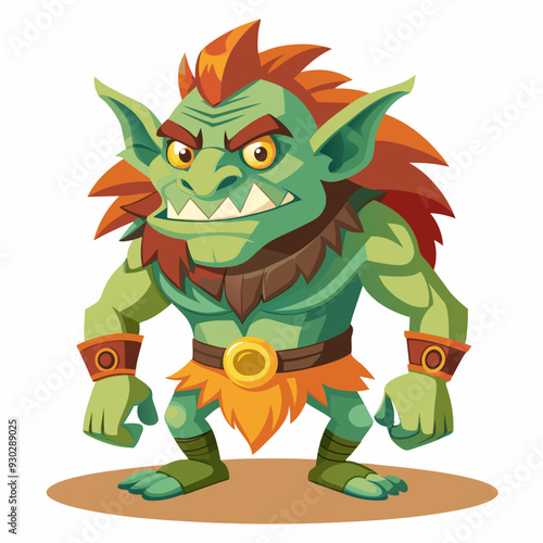 cartoon illustration of troll