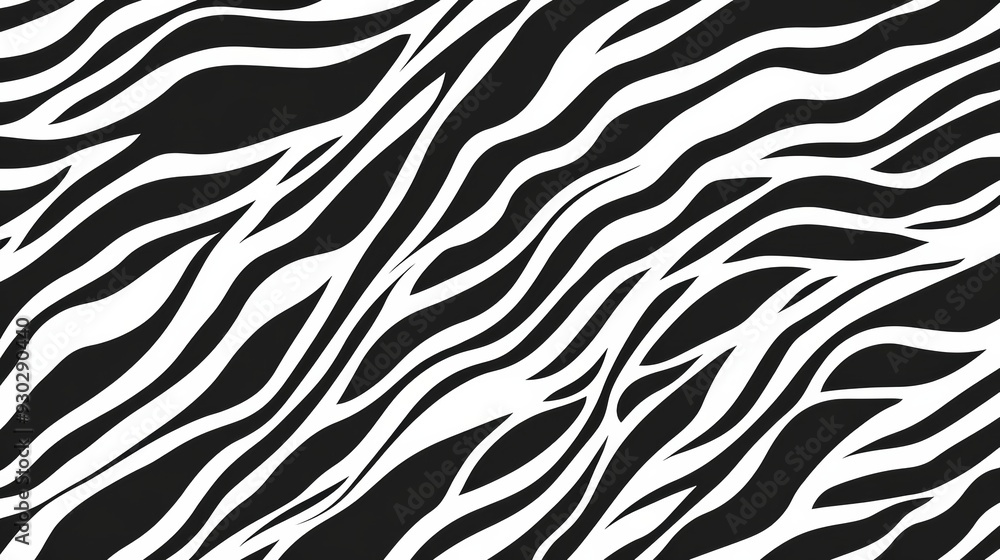 Zebra pattern with black and white stripes Zebra pattern with black and white stripes