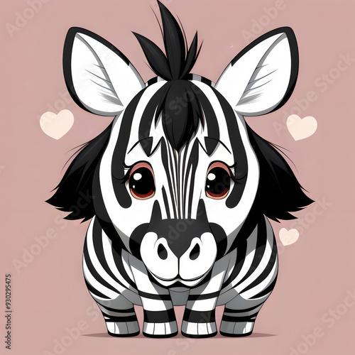 Funny zebra Cartoon