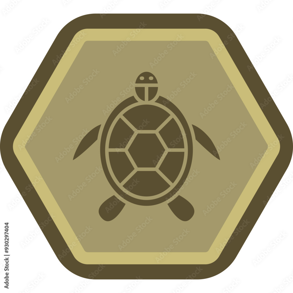 Obraz premium Turtle Icon Design