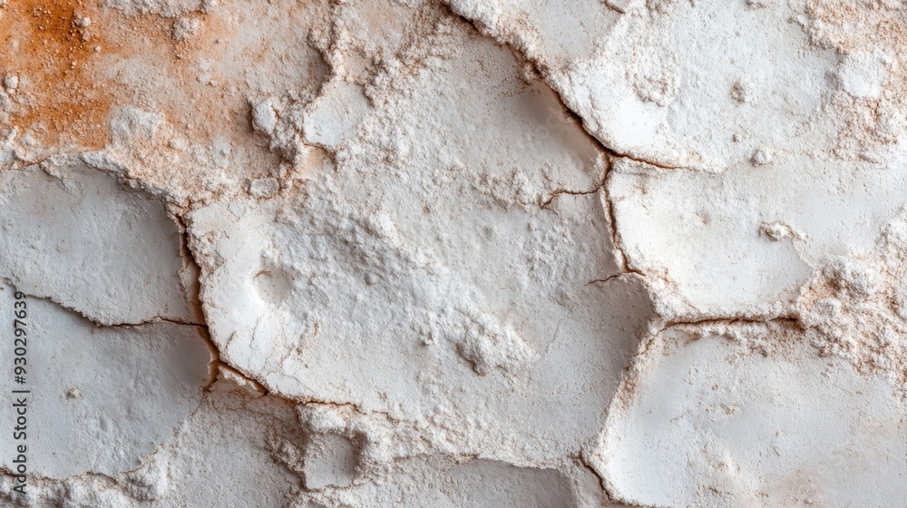 A close-up of a cracked white plaster wall featuring earthy tones and rough textures, ideal for backgrounds or artistic compositions, showcasing aged and weathered surfaces. A close-up of a cracked white plaster wall featuring earthy tones and rough textures, ideal for backgrounds or artistic compositions, showcasing aged and weathered surfaces.
