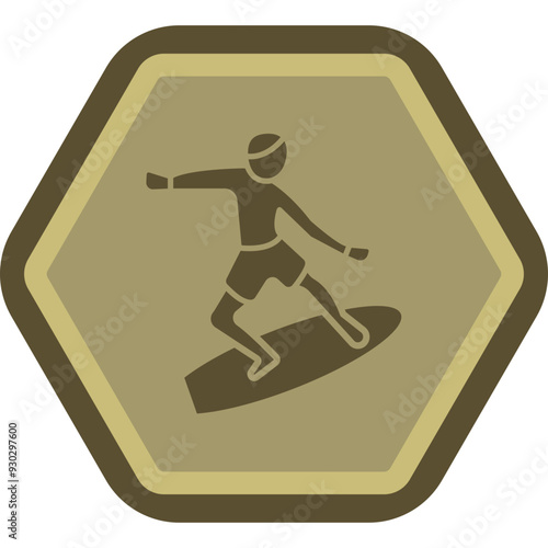 Surfing Icon Design