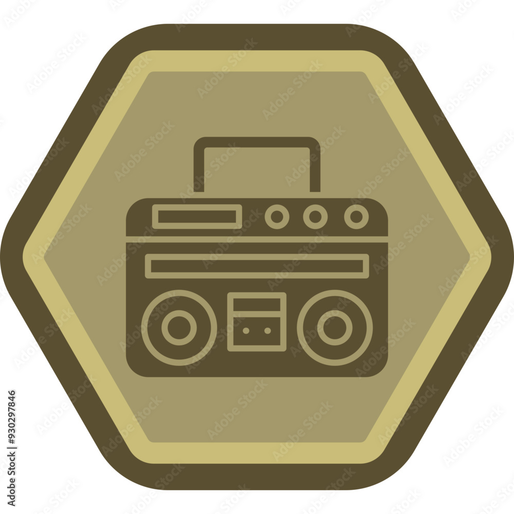 Boom Box Icon Design Boom Box Icon Design