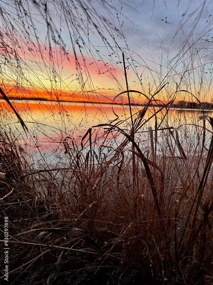 Fototapeta premium Hunting blind sunrise