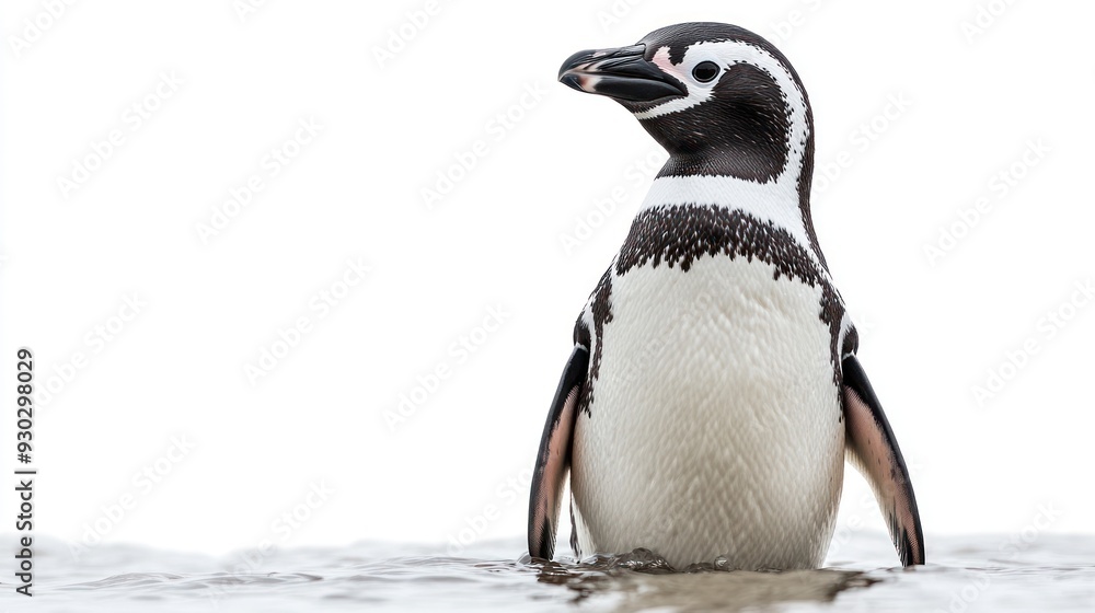 Obraz premium Curious Penguin