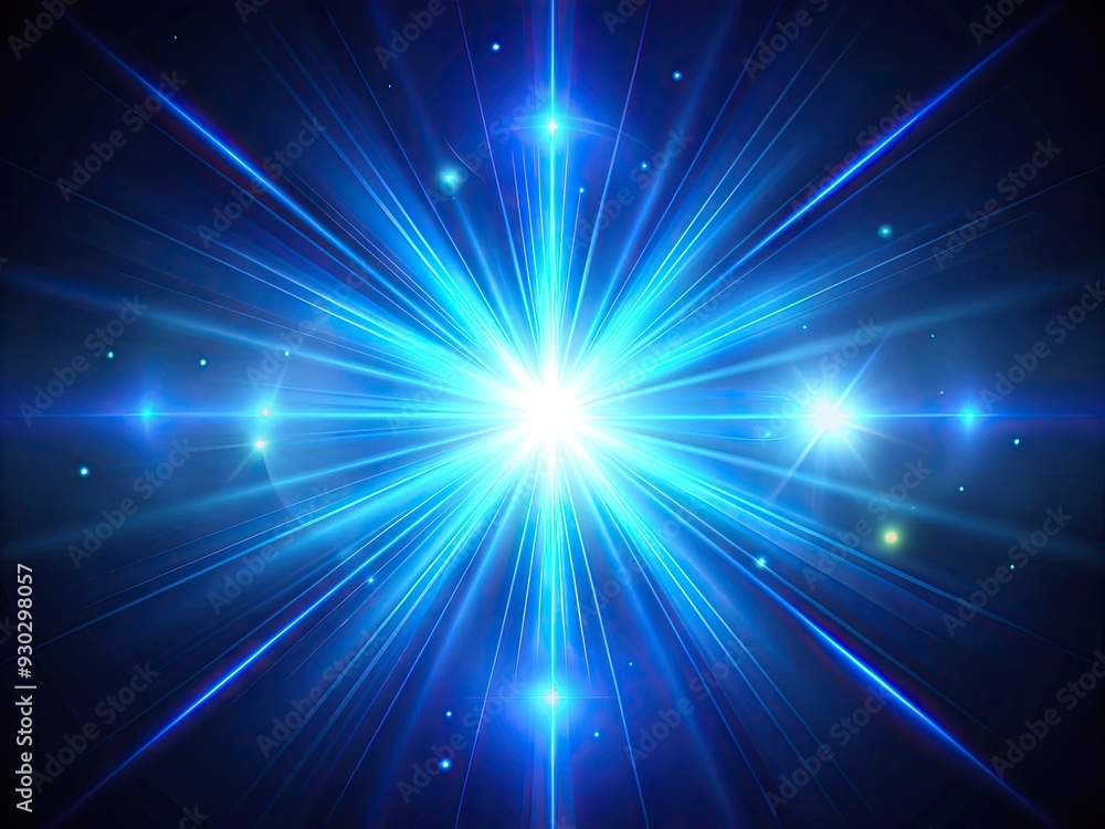 Vibrant blue glow with anamorphic lens flare and radiant sunburst effects on a dark background, perfect for adding a mesmerizing touch to digital designs. Vibrant blue glow with anamorphic lens flare and radiant sunburst effects on a dark background, perfect for adding a mesmerizing touch to digital designs.