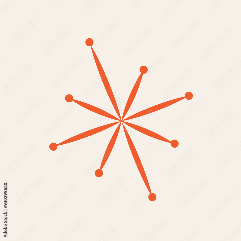 Mid Century Modern 50s Starburst Stars Mid Century Modern 50s Starburst Stars