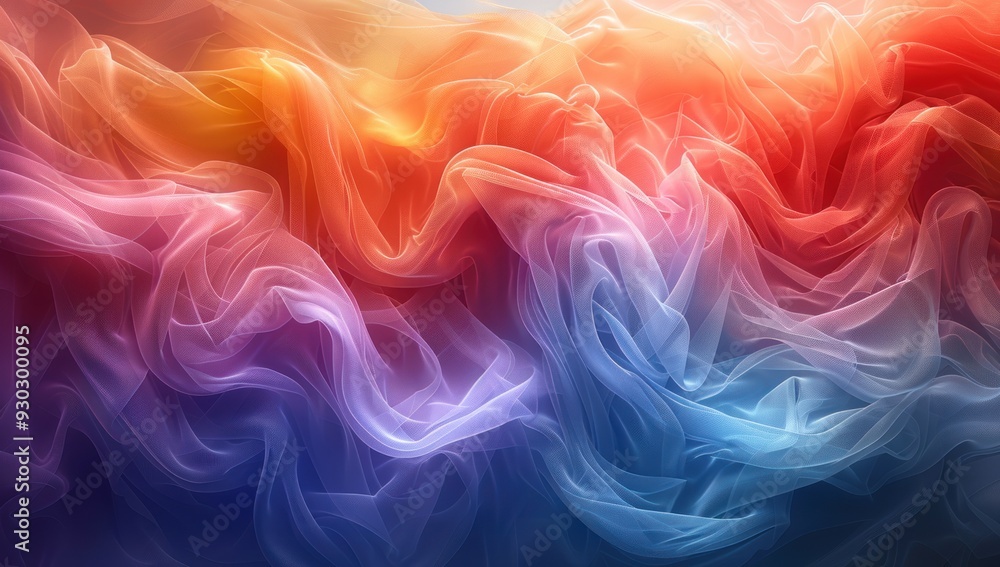 Abstract Colorful Fabric Drapery Abstract Colorful Fabric Drapery