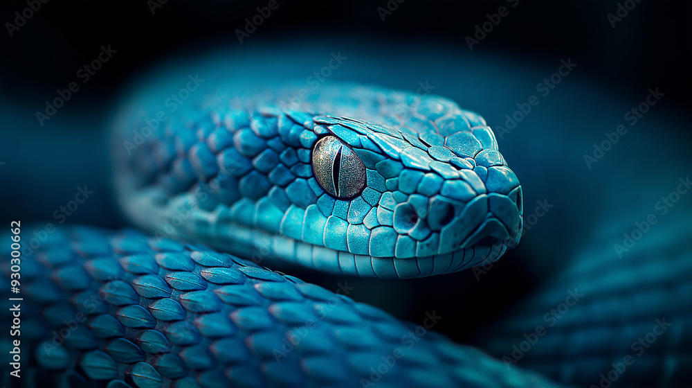 Fototapeta premium close up of a snake