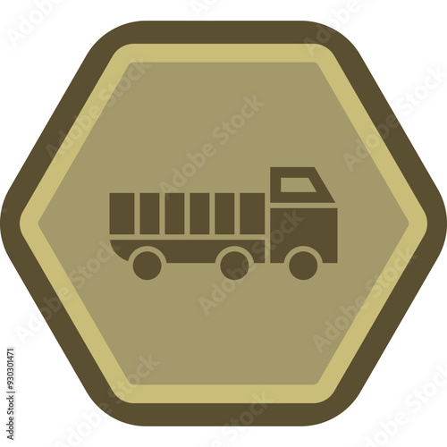Dumper Truck Icon Design