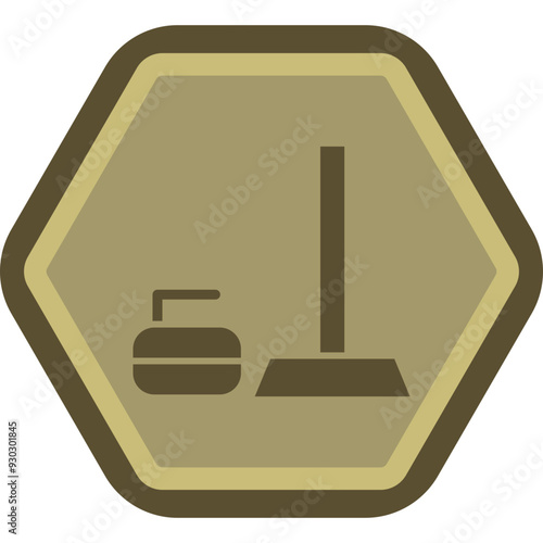 Curling Icon Design