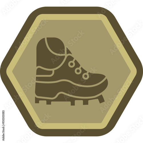 Hiker Icon Design
