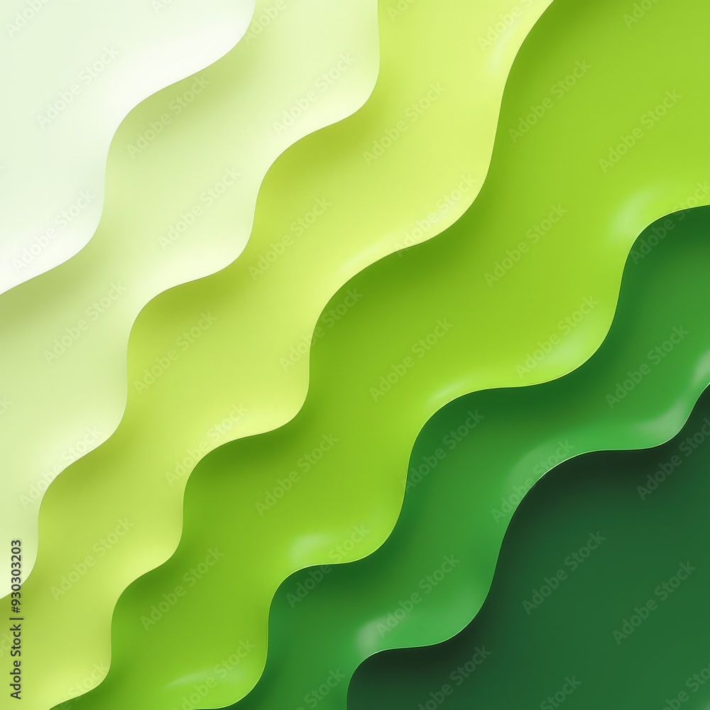 abstract green waves on a blurred background gradient abstract green waves on a blurred background gradient