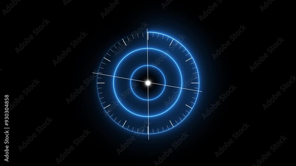 Animated Neon Glow Radar Screen Technology. Blue Neon Light Searching Radar Signal Concept -4k stock video. Animated Neon Glow Radar Screen Technology. Blue Neon Light Searching Radar Signal Concept -4k stock video.