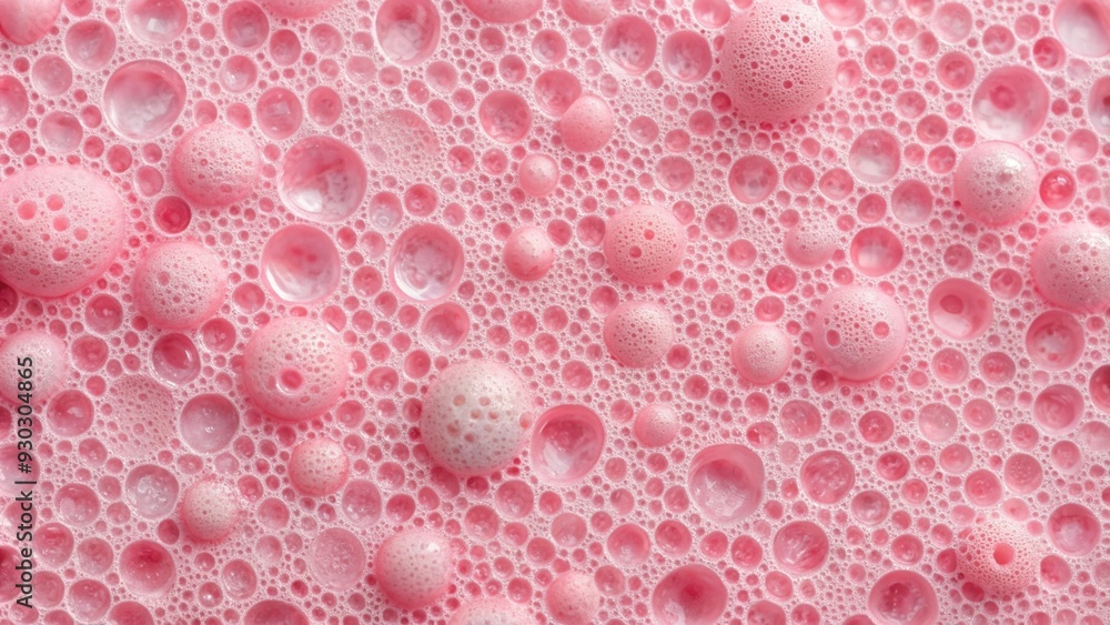 A good background. Pink Soap Bubbles Close-Up, Foam Texture Background with Copy Space A good background. Pink Soap Bubbles Close-Up, Foam Texture Background with Copy Space