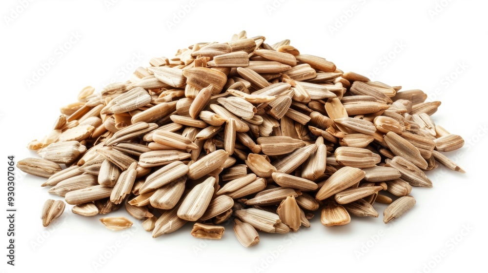 Pile sunflower seeds shelled, AI Generative Pile sunflower seeds shelled, AI Generative