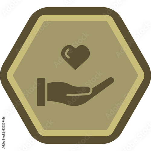 Give Love Icon Design photo