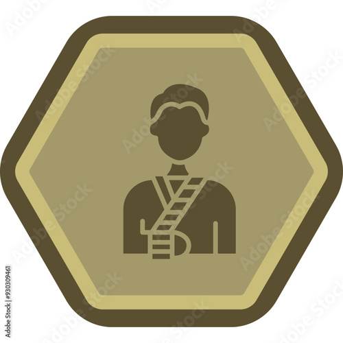 Disaster Victim Icon Design photo