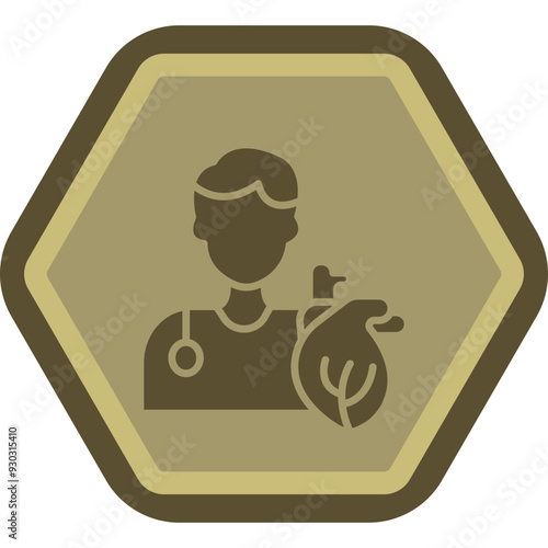 Cardiologist Vector Icon Design