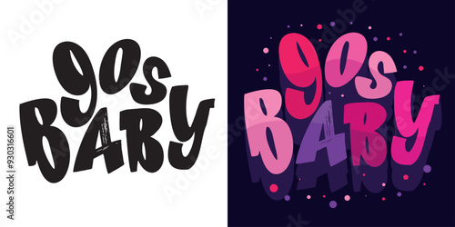 Cute hand drawn doodle lettering quote. Lettering for t-shirt design, mug print, bag print, clothes fashion. 100% hand drawn vector image.