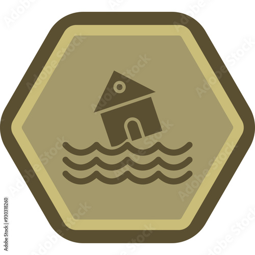 Flood Vector Icon Design