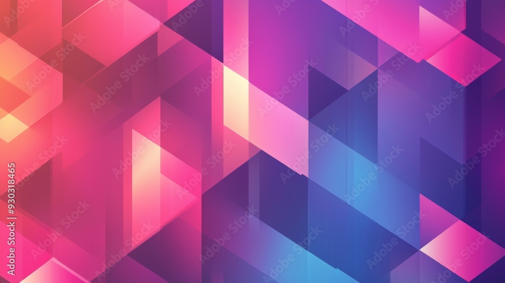 Vibrant Gradient Geometric Abstract Background Vibrant Gradient Geometric Abstract Background