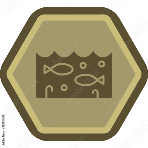 Underwater Vector Icon Design
