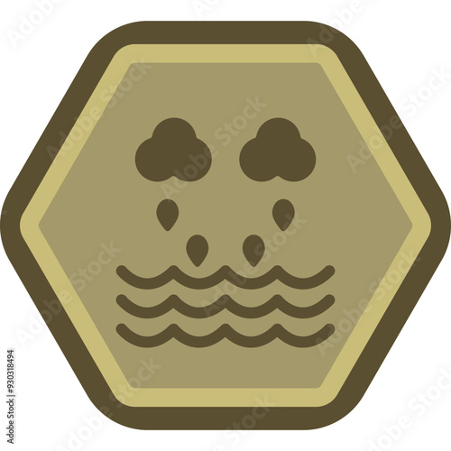 Rainstorm Vector Icon Design