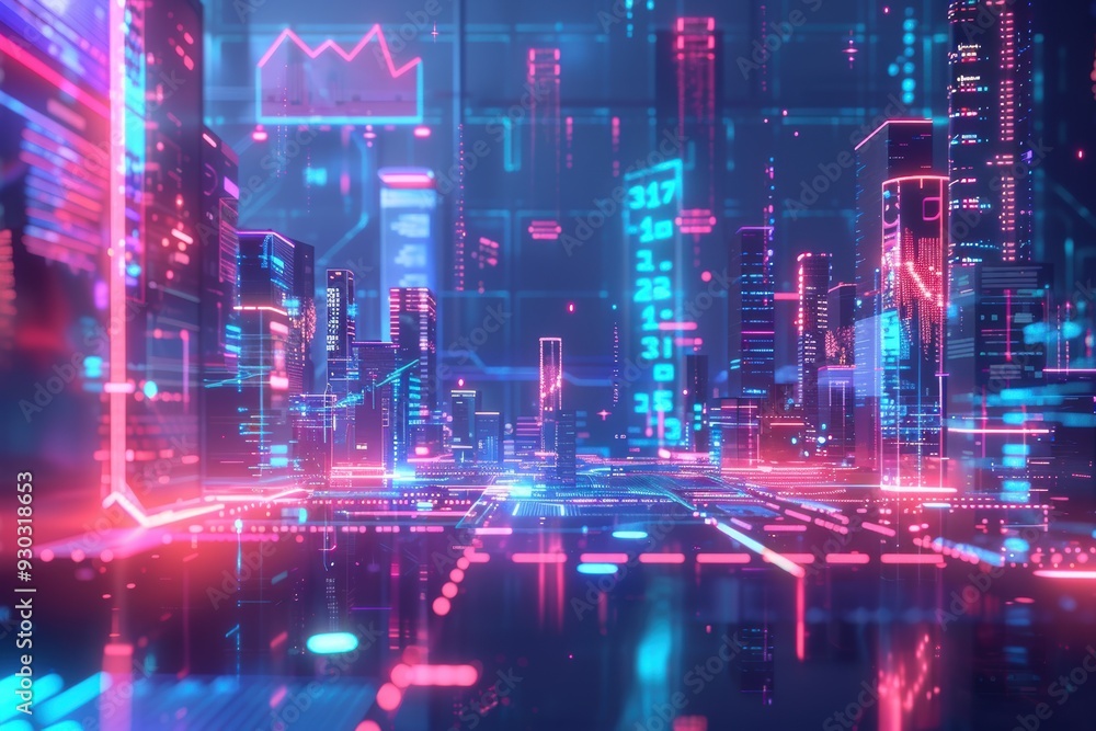 a virtual playground in this vibrant, futuristic city, perfect for gamers and tech enthusiasts seeking a visually stunning experience. a virtual playground in this vibrant, futuristic city, perfect for gamers and tech enthusiasts seeking a visually stunning experience.