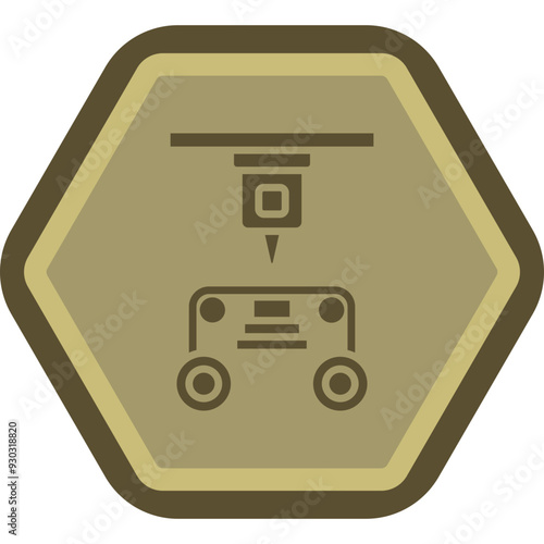 Laminated Object Manufacturing Icon Design
