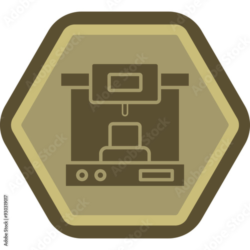 3d Printer Icon Design