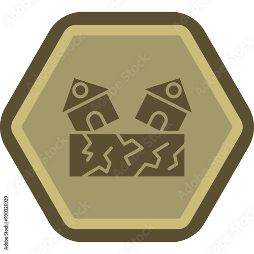 Earthquake Icon Design