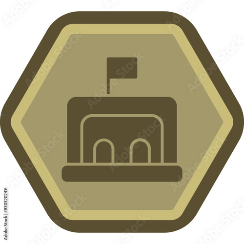 Bunker Icon Design