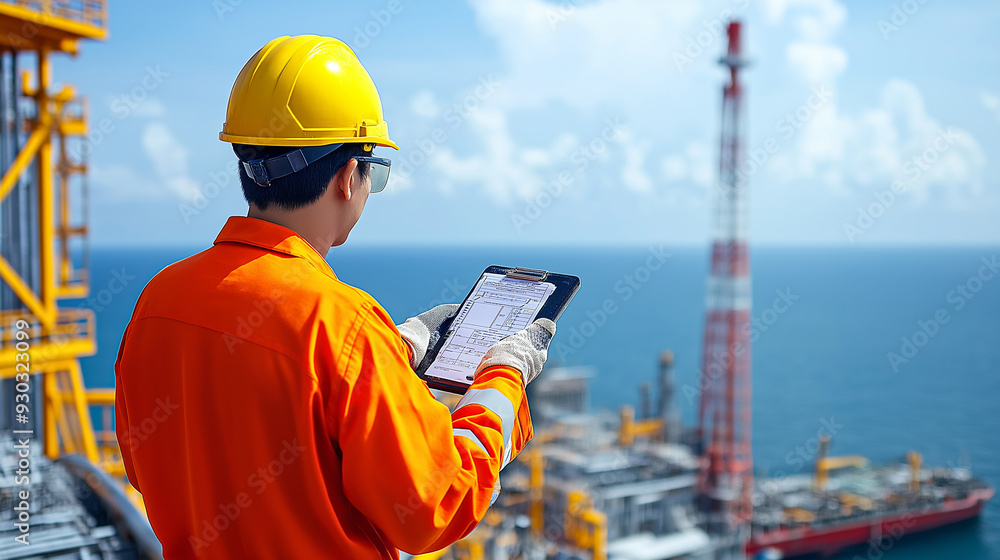 Industrial engineer work on site. engineer visit and inspection site engineer at industrial site. Inspector engineer check and working on site Industrial engineer work on site. engineer visit and inspection site engineer at industrial site. Inspector engineer check and working on site