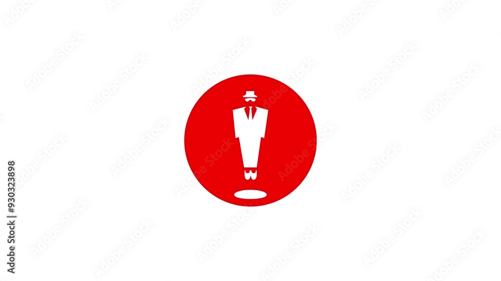Icon animation of people in circles Icon animation of people in circles
