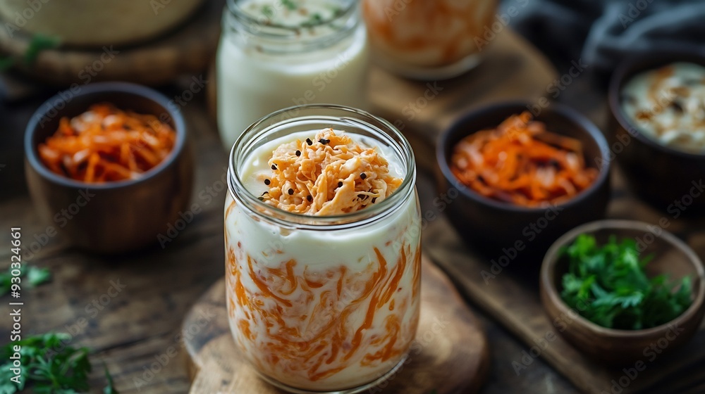 Homemade Carrot Yogurt with Caraway Seeds Homemade Carrot Yogurt with Caraway Seeds