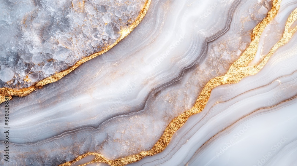 This captivating image showcases an abstract marble texture with elegant gold streaks, highlighting the beauty and intricacy of natural patterns and luxurious details. This captivating image showcases an abstract marble texture with elegant gold streaks, highlighting the beauty and intricacy of natural patterns and luxurious details.