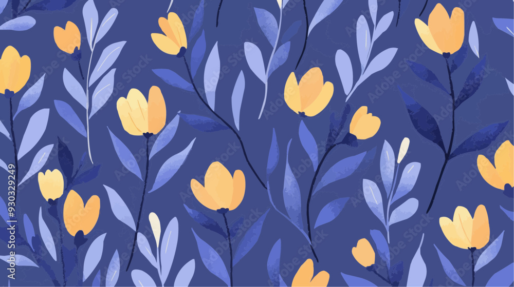 Obraz premium seamless floral pattern 