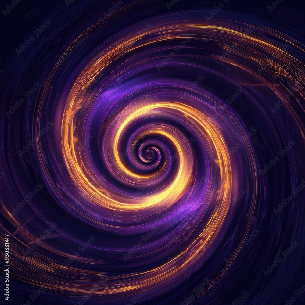 Purple and gold swirl Purple and gold swirl