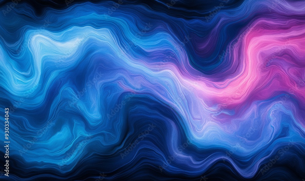 Abstract Swirls of Blue and Purple Abstract Swirls of Blue and Purple