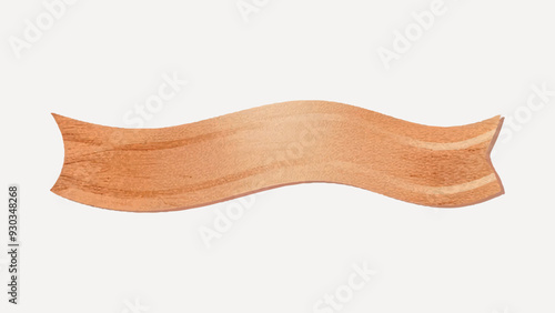 beige paper banner illustration vector