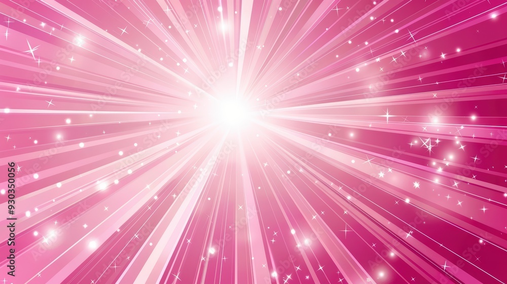 Pink light burst Pink light burst