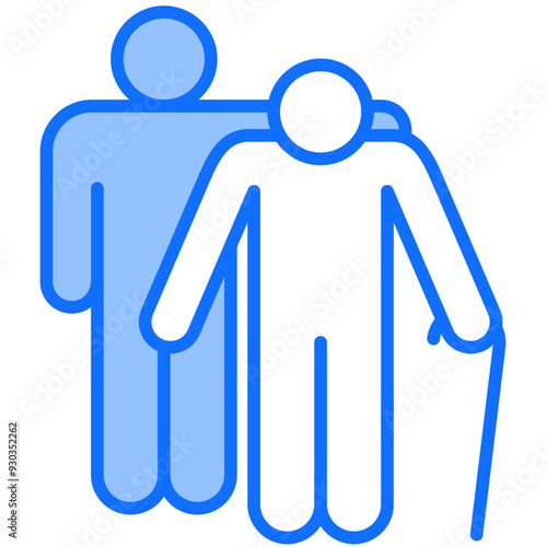 Elderly Care And Support  Icon