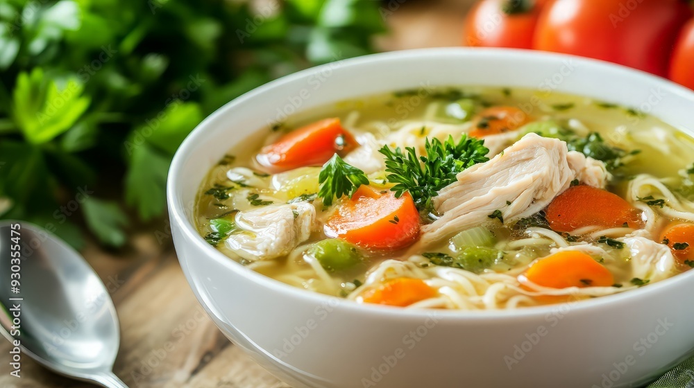 Chicken Noodle Soup - A Comforting Meal Chicken Noodle Soup - A Comforting Meal