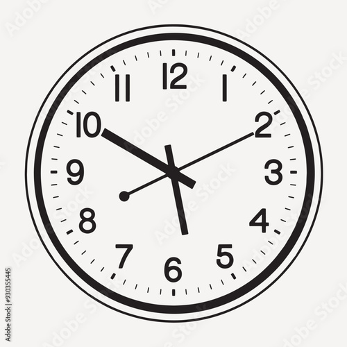 Classic analog wall clock design